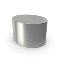 Silver Cylindrical Shape PNG & PSD Images