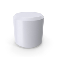 Small Rounded White Cylinder PNG & PSD Images