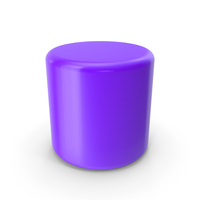 Curved Purple Cylinder PNG & PSD Images