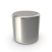 Curved Silver Cylinder PNG & PSD Images