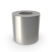 Thick Hollow Silver Cylinder PNG & PSD Images