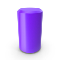 Curved Tall Purple Cylinder PNG & PSD Images