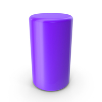 Curved Tall Purple Cylinder PNG & PSD Images