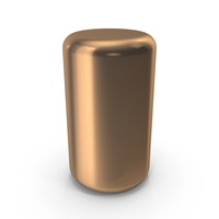 Bronze Cylindrical Shape PNG & PSD Images