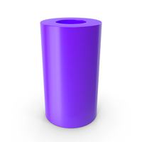 Thick Hollow Purple Cylinder PNG & PSD Images
