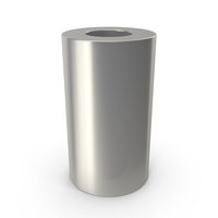 Thick Hollow Silver Cylinder PNG & PSD Images
