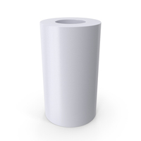 Thick Hollow White Cylinder PNG & PSD Images
