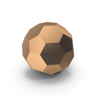 Bronze Geometric Sphere PNG & PSD Images