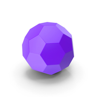 Purple Geometric Sphere PNG & PSD Images