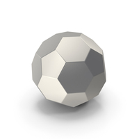 Silver Geometric Sphere PNG & PSD Images