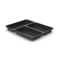 Black Food Tray Lunch PNG & PSD Images