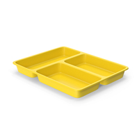 Yellow Lunch Food Tray PNG & PSD Images