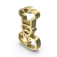 Gold Hotel Chef Symbol PNG & PSD Images