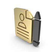 User Comment Note Gold PNG & PSD Images