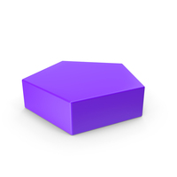 Primitive Hexagon Shape Purple PNG & PSD Images