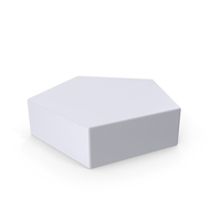 White Pentagonal Platform PNG & PSD Images