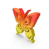 Butterfly Symbol PNG & PSD Images