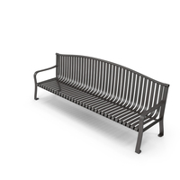 Clean Iron Bench PNG & PSD Images