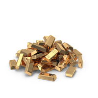 Small Pile Of Gold Bars PNG & PSD Images