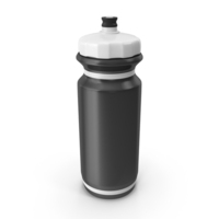 Sport Bottle Black White PNG & PSD Images