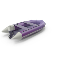 Rubber Motor Boat Purple PNG & PSD Images