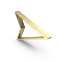 Line Play Arrow Gold PNG & PSD Images