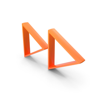 Out Line Forward Arrow Orange PNG & PSD Images