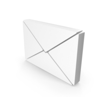 White Message Symbol PNG & PSD Images