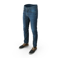 Men's Pants with Shoes PNG & PSD Images