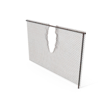 Damaged Chain Link Fence PNG & PSD Images