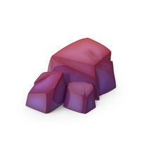 Pink Toon Stones PNG & PSD Images