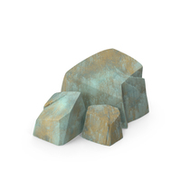 Rock Blue Corroded Stones PNG & PSD Images