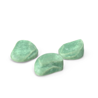 Three Blue Toon Stones PNG & PSD Images