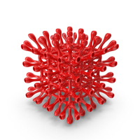 Red 3D Printed Square Grid PNG & PSD Images