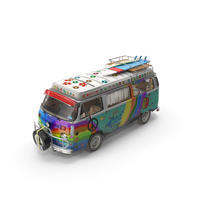 VW Hippie Van PNG & PSD Images