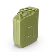 Green Fuel Canister PNG & PSD Images