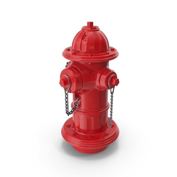 Red Fire Hydrant Clean PNG & PSD Images