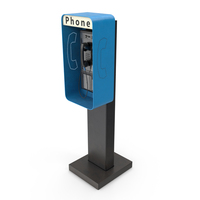 Clean Freestanding Payphone PNG & PSD Images