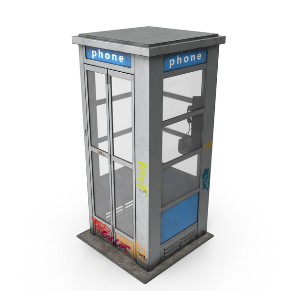 Phonebooth Dirty Closed PNG & PSD Images