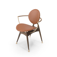 Circle Dining Chair WithoutArm PNG & PSD Images