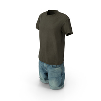 Men's Shorts With Tshirt PNG & PSD Images