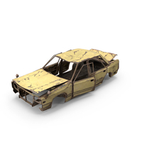 Abandoned Rusty Car PNG & PSD Images