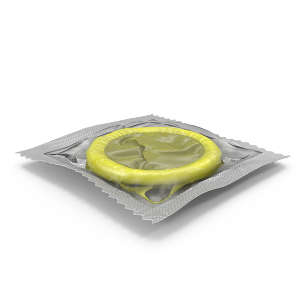 避孕套透明软件包PNG和PSD图像