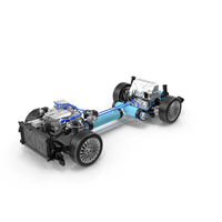 Hydrogen Fuel Cell System PNG & PSD Images