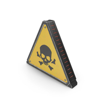 Toxic Warning Sign Used PNG & PSD Images