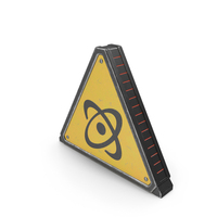 Used Atomic Warning Sign PNG & PSD Images