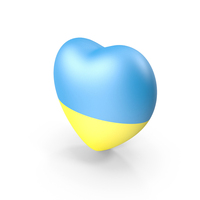 Ukraine Heart PNG & PSD Images