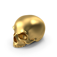 Skull Gold PNG & PSD Images