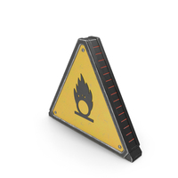 Used Oxidizing Warning Sign PNG & PSD Images