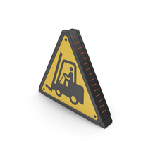 New Forklift Warning Sign PNG & PSD Images
